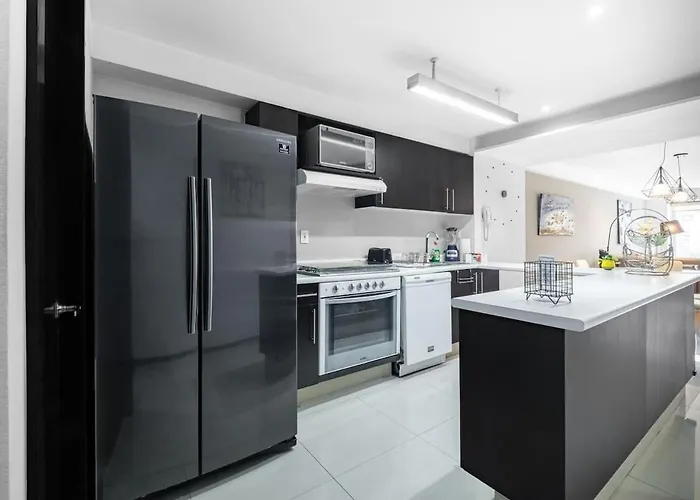 Apartment Polanco 2br Skyline Balcony Gym & Sauna Mexico City