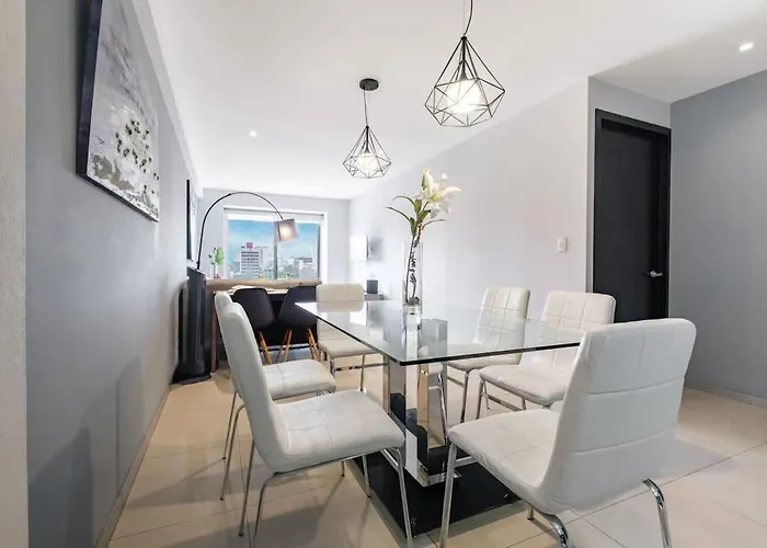 Polanco 2br Skyline Balcony Gym & Sauna Apartment *